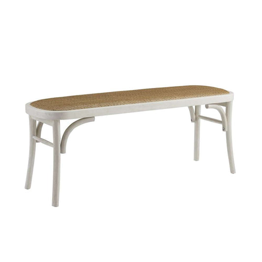 Linon Home Decor - Conelly Bentwood Bench White - BH206WHT01U veiw 1