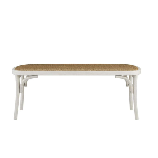 Linon Home Decor - Conelly Bentwood Bench White - BH206WHT01U veiw 2