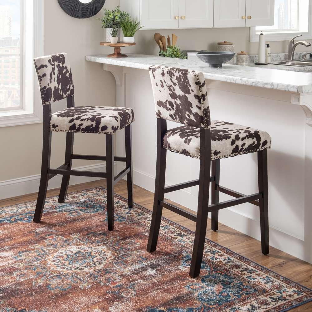 Linon Home Decor - Corey Bar Stool Udder Madness - 14061UDD01U veiw 6