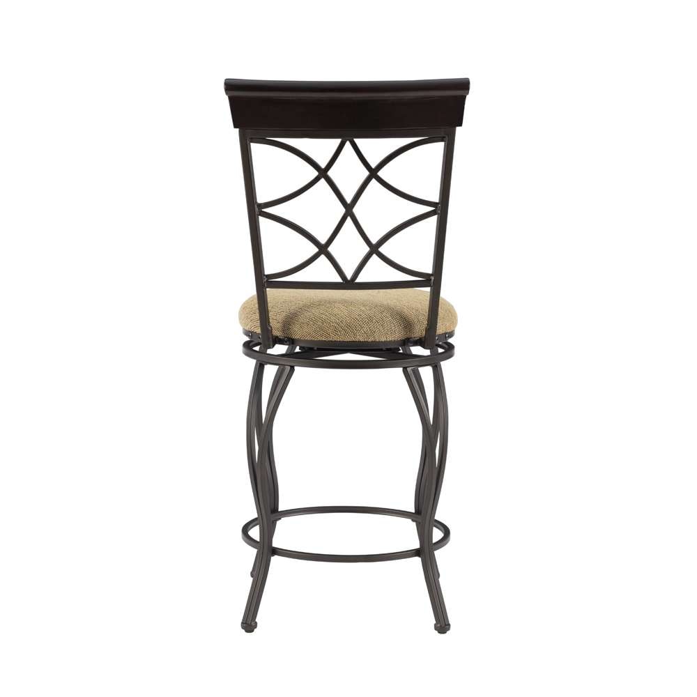 Linon Home Decor - Curves Counter Bar Stool 24 - 02728MTL-01-KD-U veiw 5