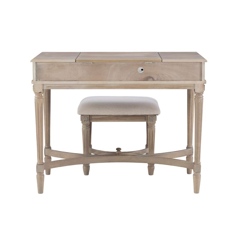 Linon Home Decor - Cyndi Gray Wash Vanity - VS064GRY01U veiw 5