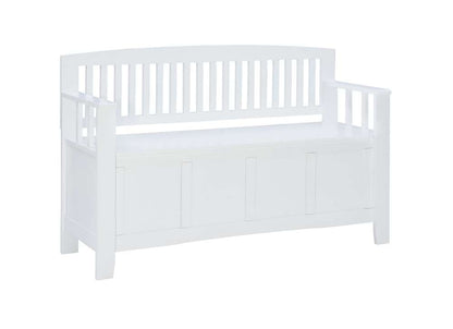 Linon Home Decor - Cynthia Storage Bench White - BH184WHT01 view 2