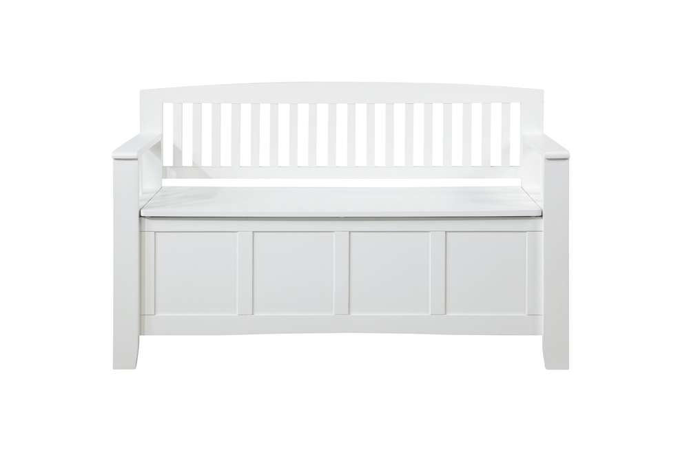 Linon Home Decor - Cynthia Storage Bench White - BH184WHT01 view 5
