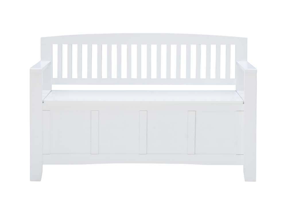 Linon Home Decor - Cynthia Storage Bench White - BH184WHT01 veiw 4