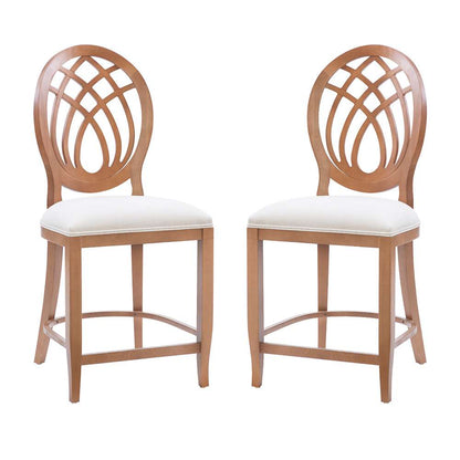 Linon Home Decor - Dara Counter Stool Brown/Grey (Set of 2) - CS319BRN02ASU veiw 9