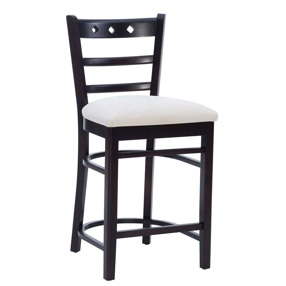 Linon Home Decor - Darby Counter Stool Espresso/Grey (Set of 2) - CS317BRN02ASU veiw 1