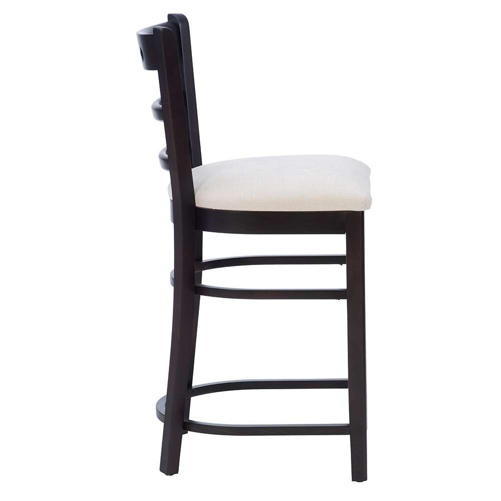 Linon Home Decor - Darby Counter Stool Espresso/Grey (Set of 2) - CS317BRN02ASU veiw 3