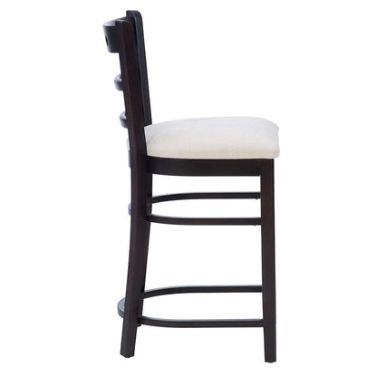 Linon Home Decor - Darby Counter Stool Espresso/Grey (Set of 2) - CS317BRN02ASU veiw 3