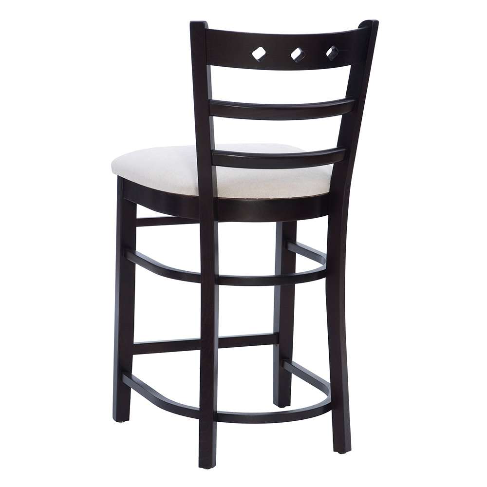 Linon Home Decor - Darby Counter Stool Espresso/Grey (Set of 2) - CS317BRN02ASU veiw 4