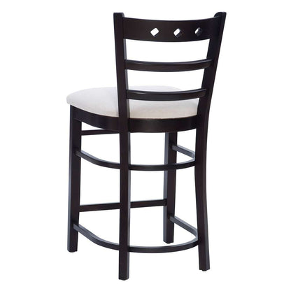 Linon Home Decor - Darby Counter Stool Espresso/Grey (Set of 2) - CS317BRN02ASU veiw 4