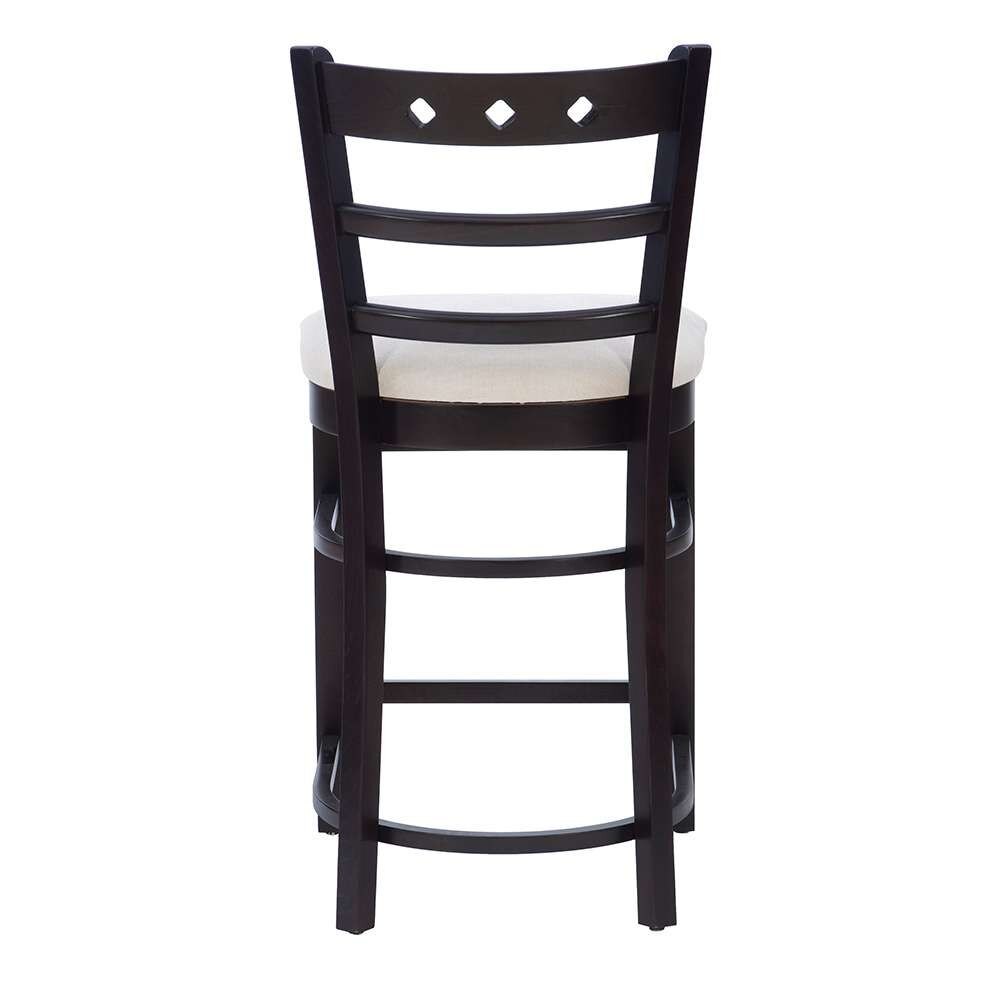 Linon Home Decor - Darby Counter Stool Espresso/Grey (Set of 2) - CS317BRN02ASU veiw 5