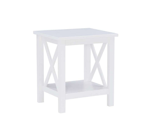Linon Home Decor - Davis Antique White End Table - DV67AWHT01U veiw 1