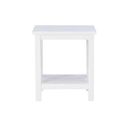 Linon Home Decor - Davis Antique White End Table - DV67AWHT01U veiw 2