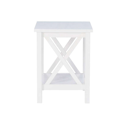 Linon Home Decor - Davis Antique White End Table - DV67AWHT01U veiw 3