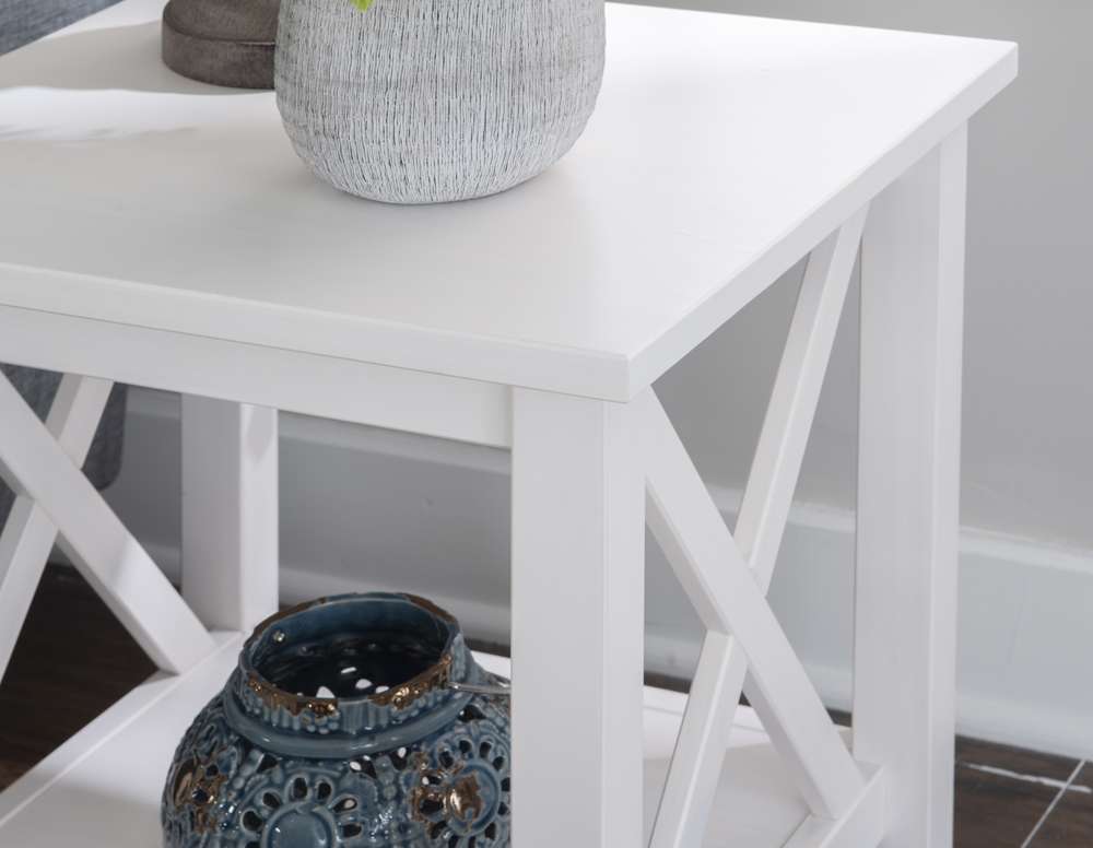 Linon Home Decor - Davis Antique White End Table - DV67AWHT01U veiw 6