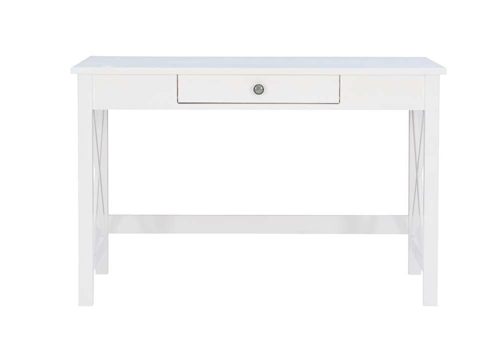 Linon Home Decor - Davis Antique White Laptop Desk - DV69AWHT01U veiw 2