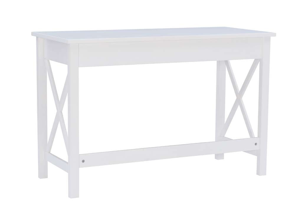 Linon Home Decor - Davis Antique White Laptop Desk - DV69AWHT01U veiw 4