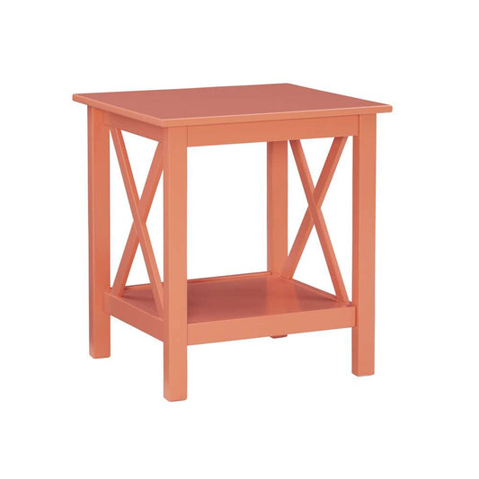 Linon Home Decor - Davis Coral End Table - DV67COR01U veiw 1