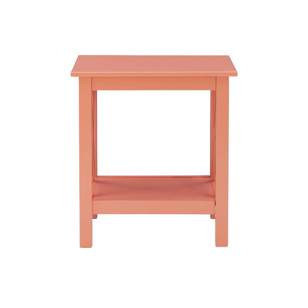 Linon Home Decor - Davis Coral End Table - DV67COR01U veiw 2