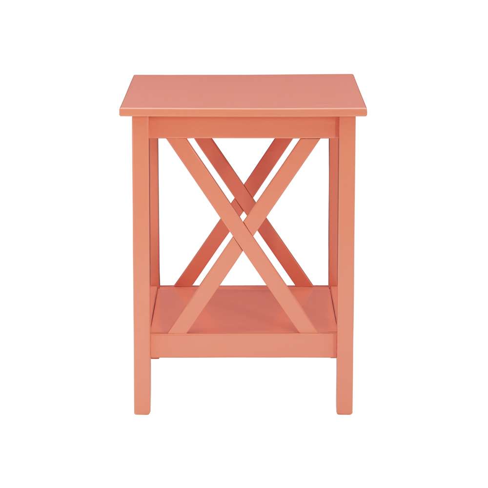 Linon Home Decor - Davis Coral End Table - DV67COR01U veiw 3