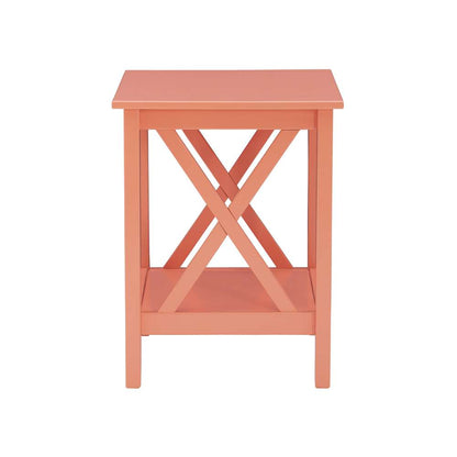 Linon Home Decor - Davis Coral End Table - DV67COR01U veiw 3