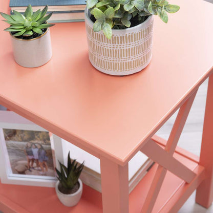 Linon Home Decor - Davis Coral End Table - DV67COR01U veiw 5