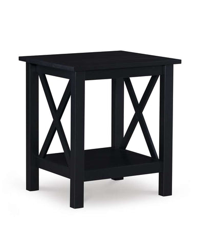Linon Home Decor - Davis End Table, Black - DV67BLK01U veiw 1