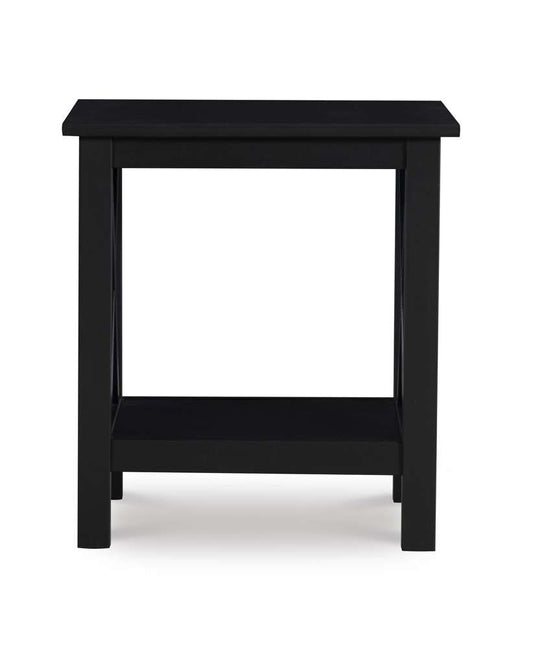 Linon Home Decor - Davis End Table, Black - DV67BLK01U veiw 2