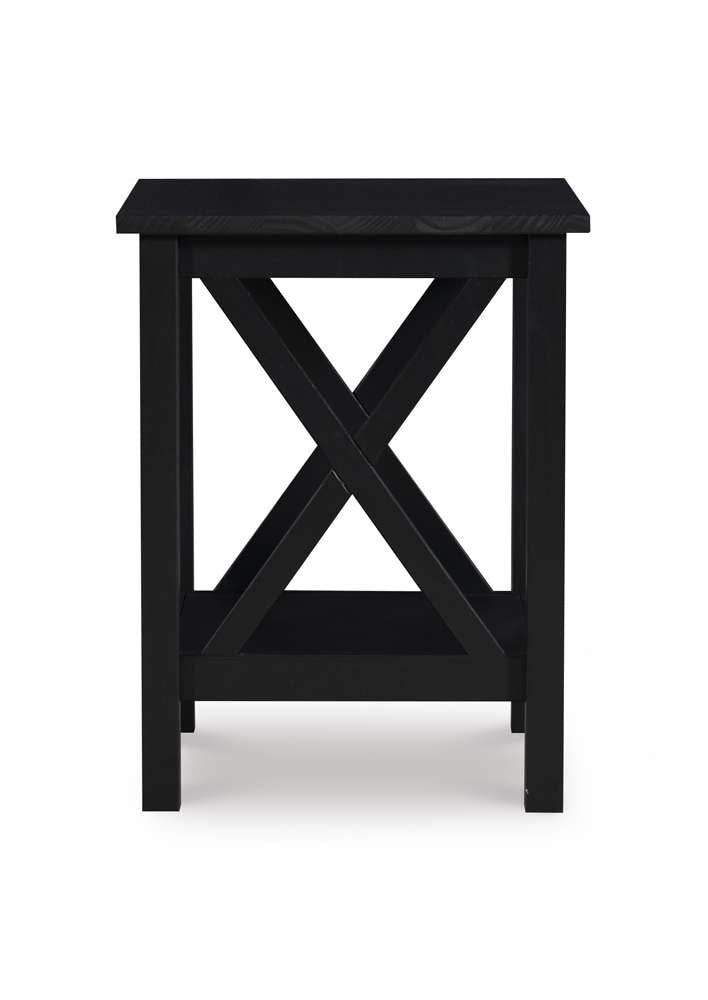 Linon Home Decor - Davis End Table, Black - DV67BLK01U veiw 3