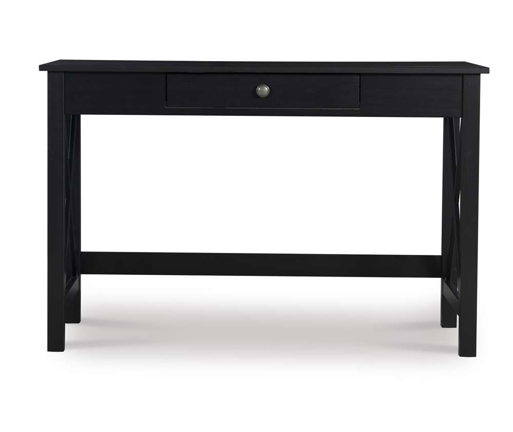 Linon Home Decor - Davis Laptop Desk, Black - DV69BLK01U veiw 2