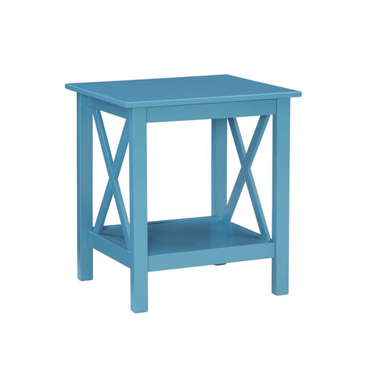 Linon Home Decor - Davis Teal End Table - DV67TEAL01U veiw 1