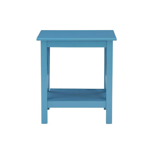 Linon Home Decor - Davis Teal End Table - DV67TEAL01U veiw 2