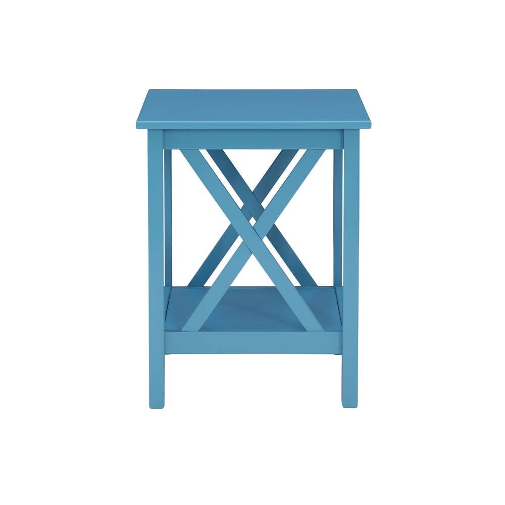 Linon Home Decor - Davis Teal End Table - DV67TEAL01U veiw 3