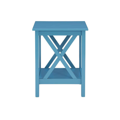 Linon Home Decor - Davis Teal End Table - DV67TEAL01U veiw 3