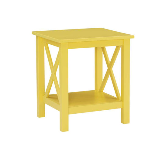 Linon Home Decor - Davis Yellow End Table - DV67YLW01U veiw 1