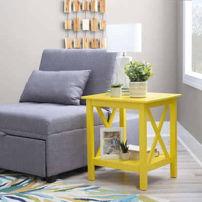 Linon Home Decor - Davis Yellow End Table - DV67YLW01U veiw 5