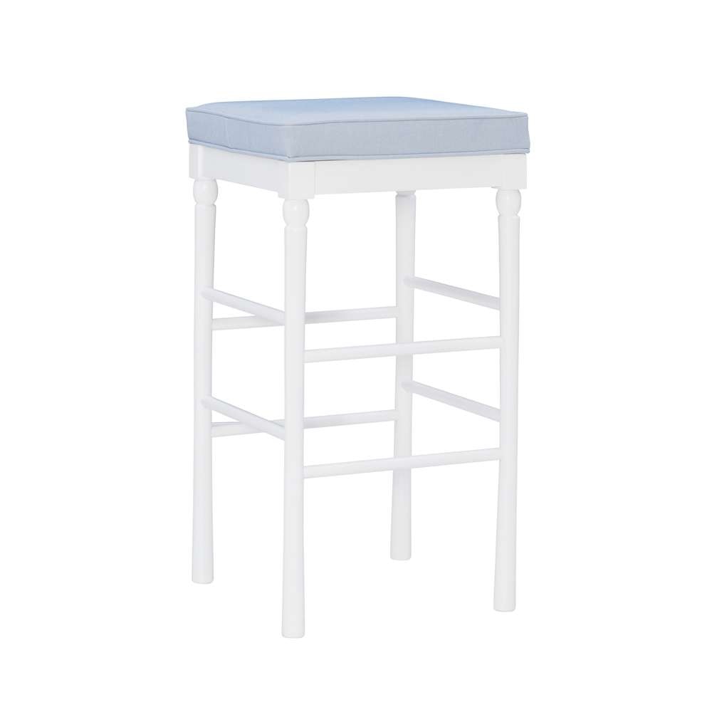 Linon Home Decor - Dehart Barstool White (Set of 2) - CH287WHT02ASU veiw 1
