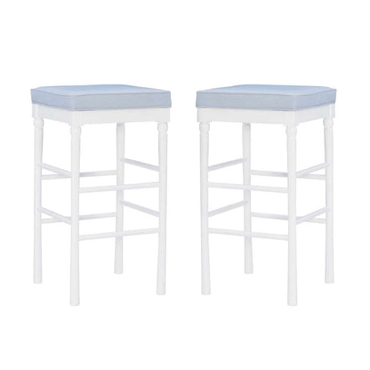 Linon Home Decor - Dehart Barstool White (Set of 2) - CH287WHT02ASU veiw 2