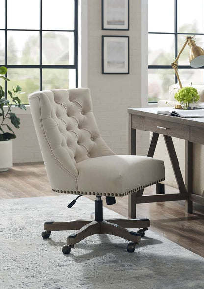 Linon Home Decor - Della Natural Office Chair - OC095NAT01U veiw 1