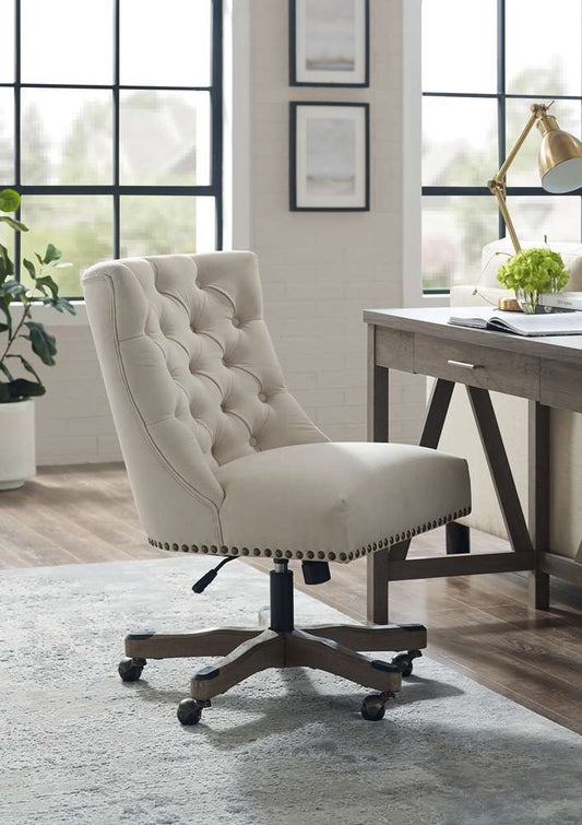 Linon Home Decor - Della Natural Office Chair - OC095NAT01U veiw 1
