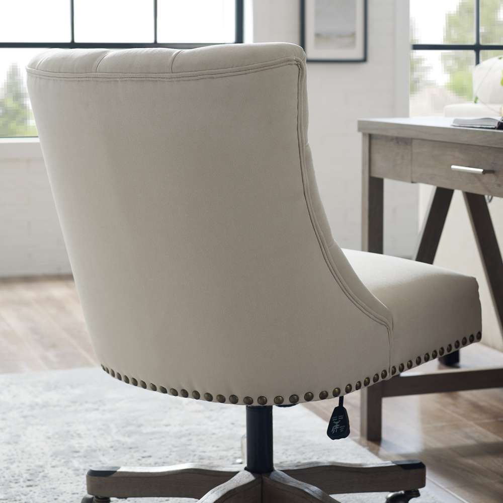 Linon Home Decor - Della Natural Office Chair - OC095NAT01U veiw 2