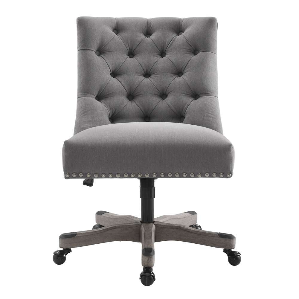 Linon Home Decor - Della Office Chair, Light Gray - OC094LGRY01U veiw 4