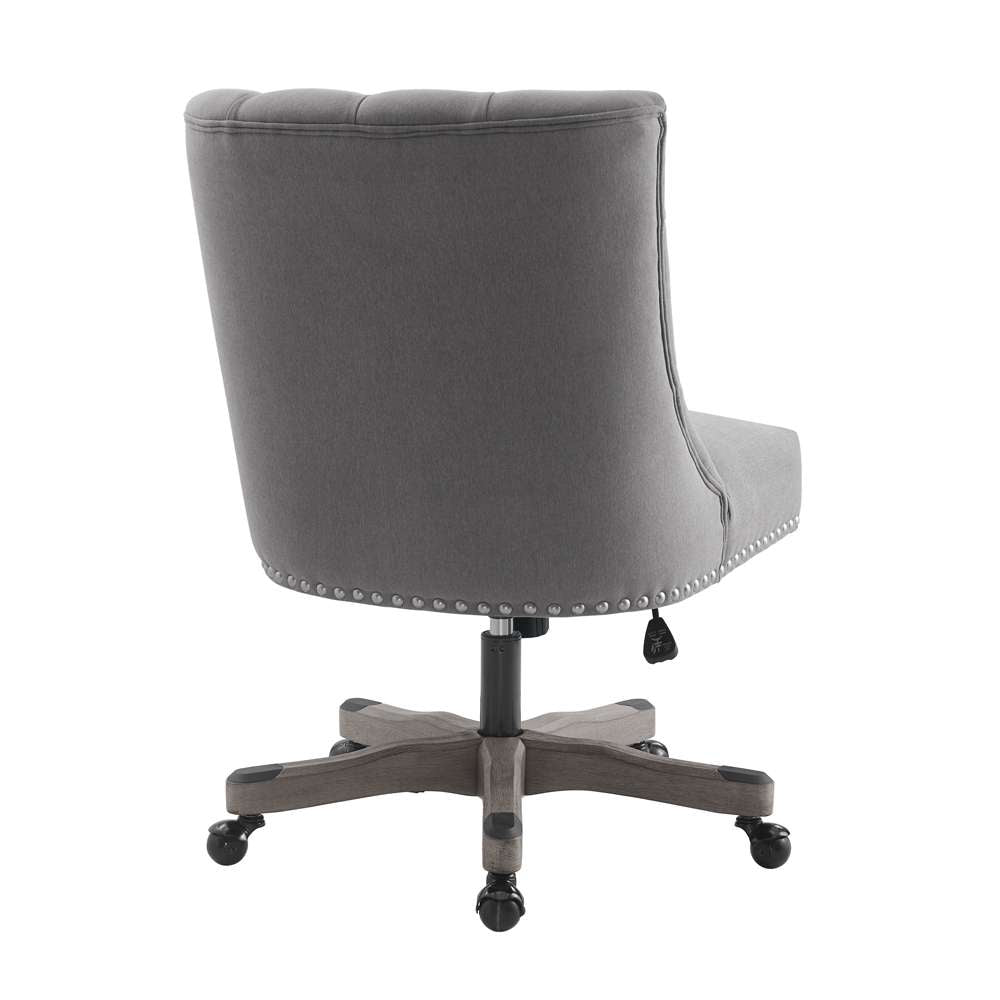 Linon Home Decor - Della Office Chair, Light Gray - OC094LGRY01U veiw 5