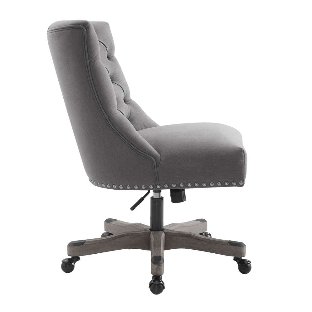 Linon Home Decor - Della Office Chair, Light Gray - OC094LGRY01U veiw 6