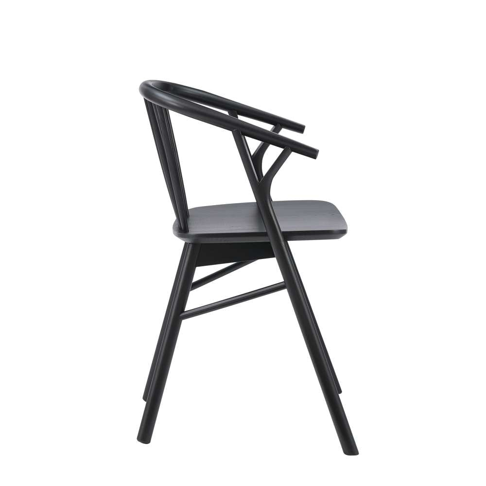 Linon Home Decor - Delmot Chair Black - CH279BLK01ASU veiw 3