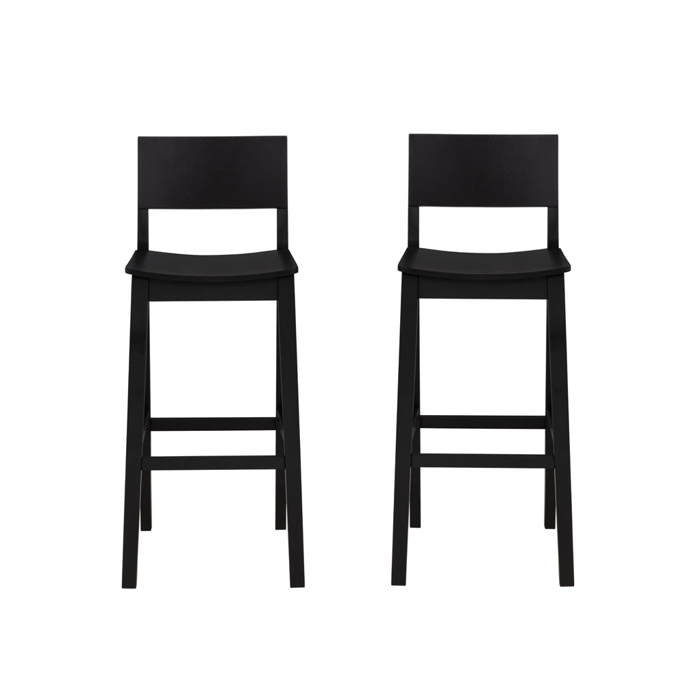 Linon Home Decor - Devin Bar Stool, Black (Set of 2) - BS279BLK02KD view 3