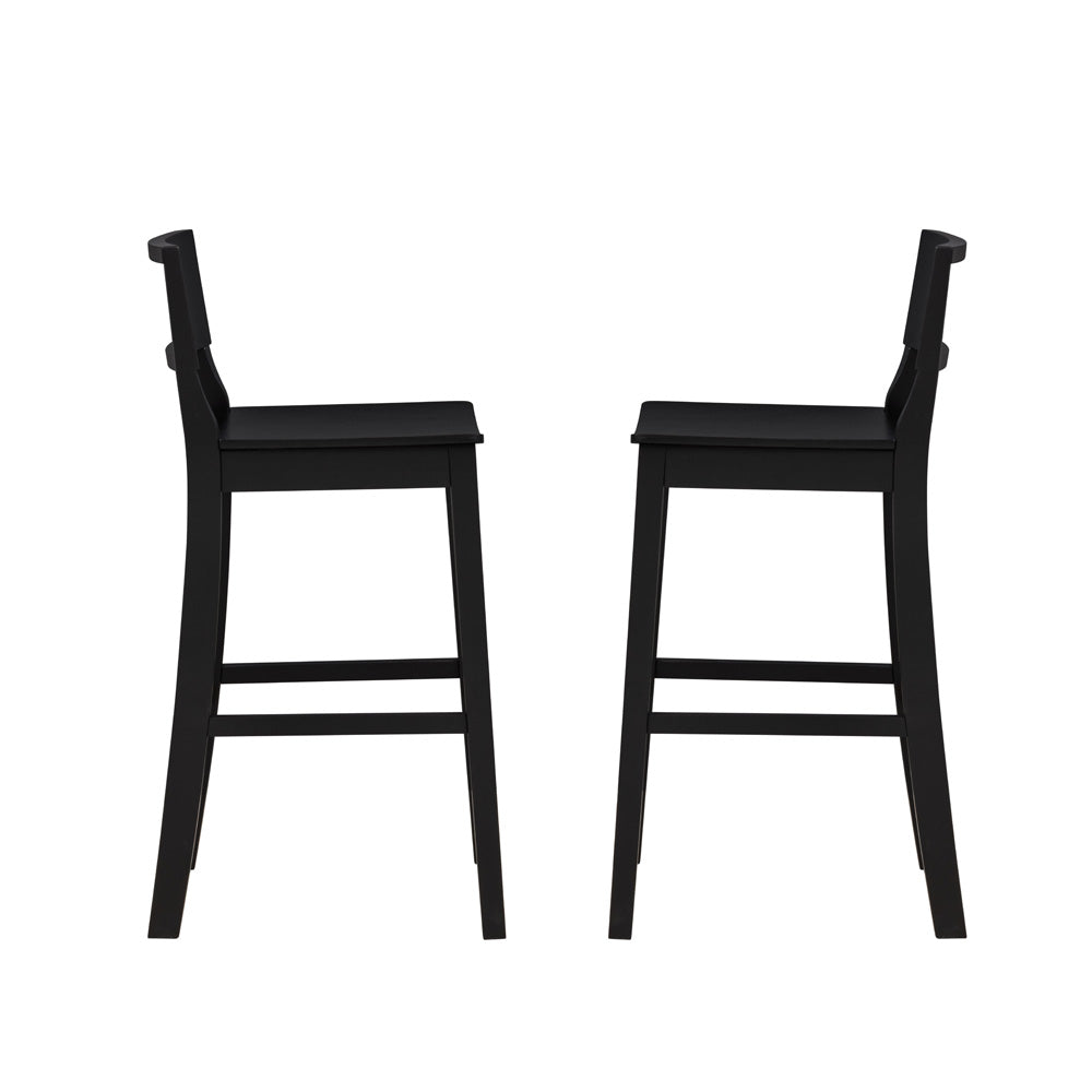 Linon Home Decor - Devin Bar Stool, Black (Set of 2) - BS279BLK02KD view 4