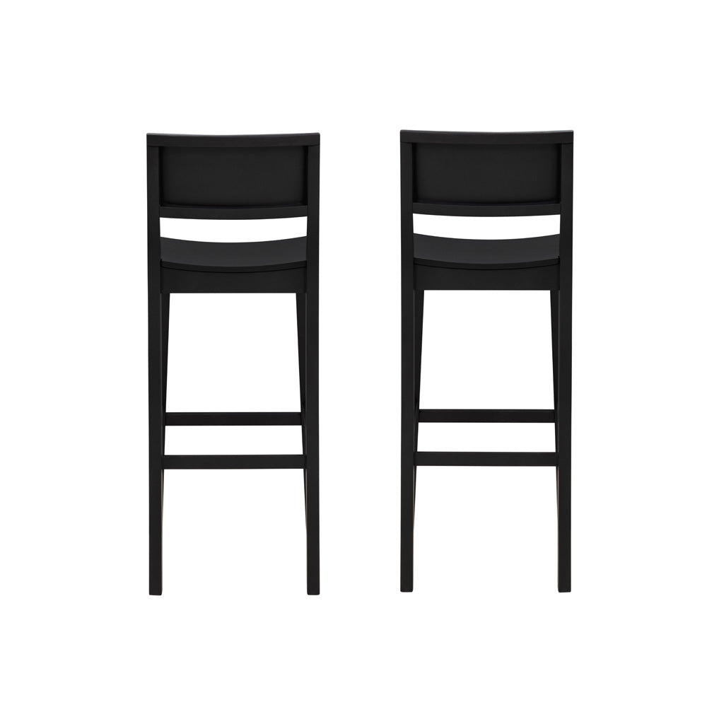 Linon Home Decor - Devin Bar Stool, Black (Set of 2) - BS279BLK02KD view 5