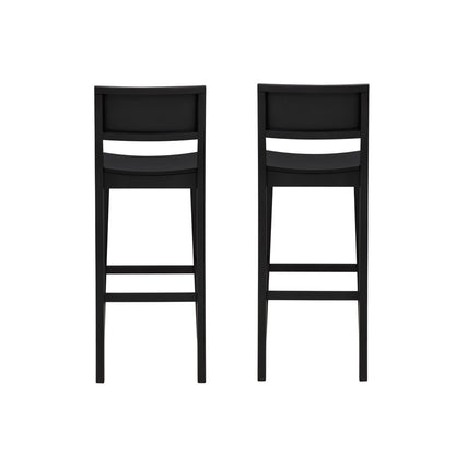 Linon Home Decor - Devin Bar Stool, Black (Set of 2) - BS279BLK02KD view 5