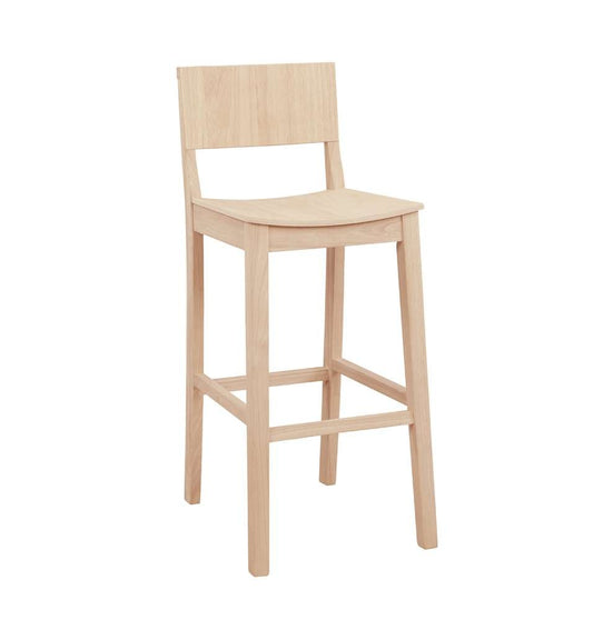 Linon Home Decor - Devin Bar Stool Unfinished (Set of 2) - BS279UNF02KD view 1